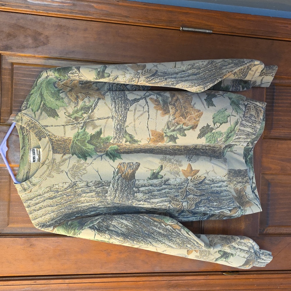 JERZEES Camoflauge Sweatshirts (2), Men's, Size Medium